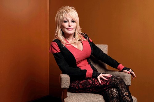 FILE - Dolly Parton poses at the Carnegie Medal of Philanthropy Ceremony in New York, on Oct. 13, 2022. (AP Photo/Andres Kudacki, File)