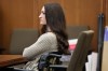 Lyndsay Clancy listens to the testimony of Dr. Gregory Saathoff during her murder trial in Plymouth Superior Court on Wednesday, Aug. 26, 2026 in Plymouth, Mass. (Greg Derr/The Patriot Ledger via AP, Pool)