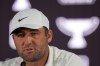 Scottie Scheffler speaks during a news conference at the Tour Championship golf tournament, Wednesday, Aug. 26, 2026, in Atlanta. (AP Photo/Mike Stewart)