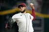 Arizona Diamondbacks starting pitcher Eduardo Rodriguez throws against the Chicago Cubs during the first inning of a baseball game, Wednesday, Aug. 26, 2026, in Phoenix. (AP Photo/Ross D. Franklin)