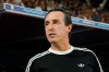 Aston Villa's head coach Unai Emery stands during the UEFA Super Cup soccer match between Paris Saint-Germain and Aston Villa in Salzburg, Austria, Wednesday, Aug.12, 2026. (AP Photo/Darko Bandic)
