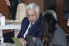 Ecuador's former President Lenin Moreno, who is charged with accepting bribes from Chinese company Sinohydro in connection with the construction of one of the country's hydroelectric power plants, attends a hearing at the National Court of Justice in Quito, Ecuador, Friday, Aug. 28, 2026. (AP Photo/Dolores Ochoa)