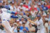 Chicago Cubs' Pete Crow-Armstrong hits a three-run home run during the seventh inning of a baseball game against the Cincinnati Reds, Saturday, Aug. 29, 2026, in Chicago. (AP Photo/Melissa Tamez)