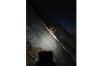 This photo released by Mono County Sheriff Search and Rescue, shows a rescuer with the man who was stranded, Rob Martin, right, after he was rescued on a ledge in the Sierra Nevada, Calif., on Aug. 22, 2026. (Mono County Sheriff Search and Rescue via AP)
