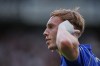 Chelsea's Cole Palmer celebrates after scoring his side's fourth goal during the English Premier League soccer match between Chelsea and Brighton and Hove Albion in London, Sunday, Aug. 30, 2026. (AP Photo/Ian Walton)