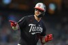 Minnesota Twins' Ryan Jeffers runs the bases after hitting a three-run home run during the fifth inning of a baseball game against the Detroit Tigers, Monday, Aug. 31, 2026, in Minneapolis. (AP Photo/Abbie Parr)