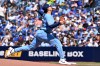 Toronto Blue Jays pitcher Ricky Tiedemann throws to a New York Yankees batter in his MLB debut during second inning MLB baseball action in Toronto on Saturday, August 15, 2026. THE CANADIAN PRESS/Jon Blacker