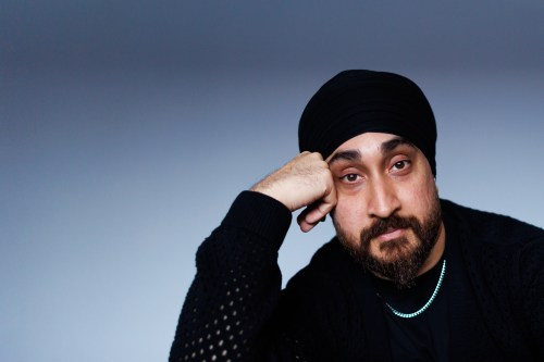 Jasmeet Raina poses for a portrait in Toronto, ahead of the release of season 2 of his show Late Bloomer,  Thursday, April 3, 2025. THE CANADIAN PRESS/Cole Burston