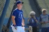 Los Angeles Dodgers' Will Smith takes batting practice prior a baseball game Tuesday, against the St. Louis Cardinals, Sept. 1, 2026, in Los Angeles. (AP Photo/Jayne Kamin-Oncea)