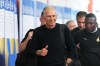FILE - Ghana head coach Carlos Queiroz arrives before the World Cup round of 32 soccer match against Colombia in Kansas City, Mo., on July 3, 2026. (AP Photo/Ed Zurga, File)