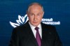 In this photo released by the Roscongress Foundation, Russian President Vladimir Putin delivers his speech at the plenary session at the Eastern Economic Forum in Vladivostok, Russia, Thursday, Sept. 3, 2026. (Aleksandr Zholobov/Roscongress Foundation via AP)
