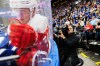 An Amazon cameraperson captures a Toronto Maple Leafs pre-season game against the Detroit Red Wings at Scotiabank Arena in Toronto on Oct. 5, 2024. Amazon's Prime Video will begin streaming Wednesday Night Hockey nationally in Canada this season. THE CANADIAN PRESS/Cole Burston