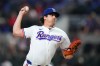 Texas Rangers starting pitcher Cal Quantrill throws to the Tampa Bay Rays during the first inning of a baseball game Thursday, Sept. 3, 2026, in Arlington, Texas. (AP Photo/Julio Cortez)
