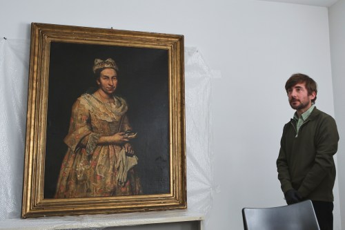 FILE - The 18th-century painting 