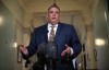B.C. Conservative MLA Peter Milobar reacts to the budget during a press conference at the legislature in Victoria, on Tuesday, March 4, 2025. THE CANADIAN PRESS/Chad Hipolito