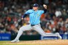 Tampa Bay Rays pitcher Garrett Cleavinger throws against the Detroit Tigers during the seventh inning of a baseball game Monday, Aug. 24, 2026, in Detroit. (AP Photo/Paul Sancya)