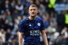 FILE - Leicester's Jamie Vardy during the English Premier League soccer match between Leicester City and Liverpool at King Power stadium in Leicester, England, Sunday, April 20, 2025. (AP Photo/Rui Vieira, File)
