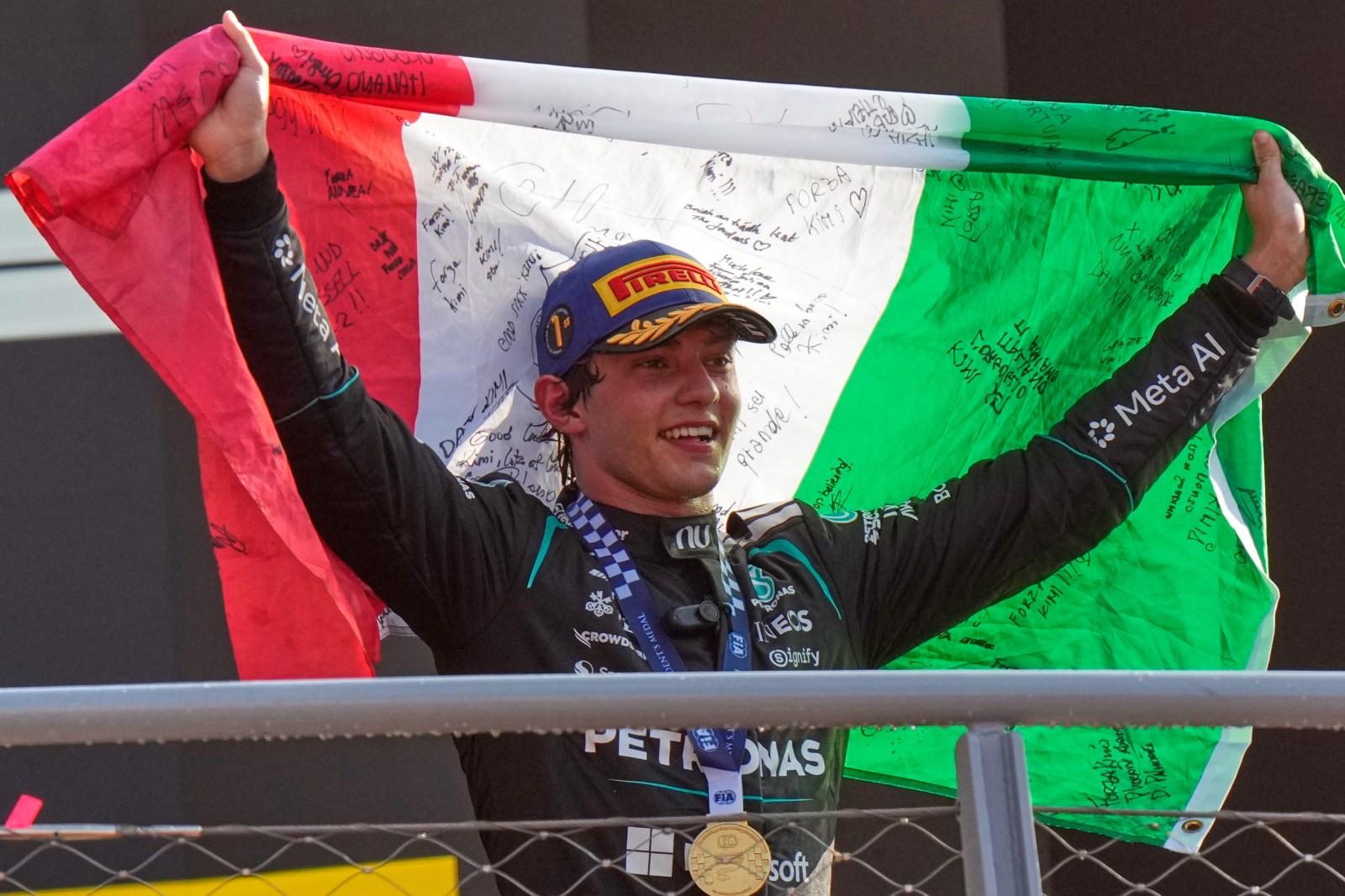 Antonelli's feat at Monza shows how he's shifting the F1 spotlight from Ferrari in Italy