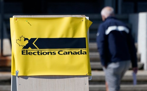 More than 40 per cent of registered electors living in Indigenous communities voted in the federal election last year, a new Elections Canada report shows. A man enters an advance polling station in Ottawa on September 10, 2021. THE CANADIAN PRESS/Adrian Wyld