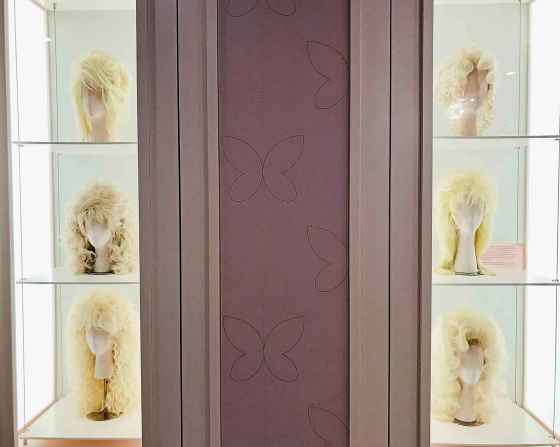 Dolly Parton's wigs, as seen at Dollywood (Jen Zoratti)