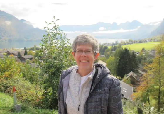 Cathy Burke revelled in nature. (Supplied)