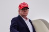 President Donald Trump boards Air Force One at Morristown Airport, Sunday, Aug. 16, 2026, in Morristown, N.J. THE CANADIAN PRESS/AP, Julia Demaree Nikhinson
