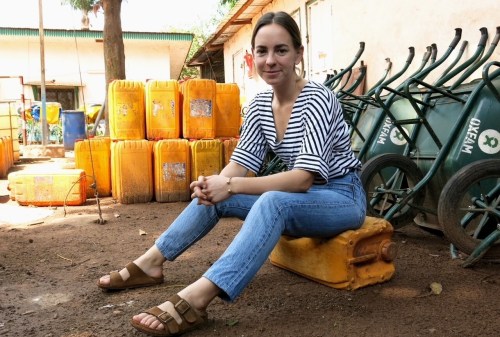 Lily-Madeleine Seguin, a public health promotion advisor with Oxfam's global humanitarian team, is photographed on humanitarian aid deployment, in this undated handout photo. THE CANADIAN PRESS/Handout - Lily-Madeleine Seguin (Mandatory Credit)
