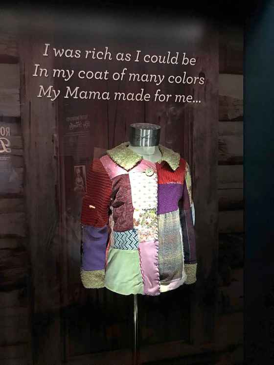 Dolly Parton's coat of many colours at Dollywood (Jen Zoratti)