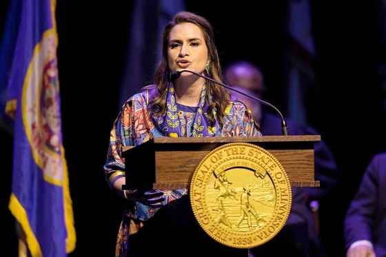 Minnesota Lt. Gov. Peggy Flanagan — a citizen of the White Earth Ojibwe Nation — could become the first Native American woman to serve in the U.S. Senate. (Abbie Parr / The Associated Press files)