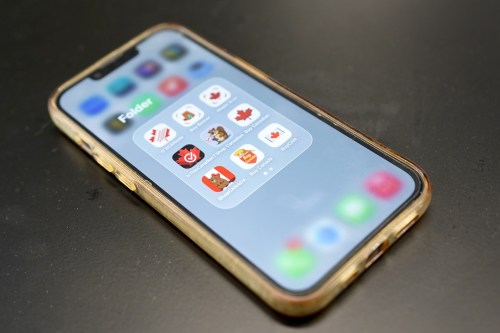Buy Canadian scanner apps are pictured on a phone in Toronto, on Thursday, Sept. 17, 2026. THE CANADIAN PRESS