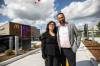 MIKAELA MACKENZIE / FREE PRESS 	 Amit Kapoor, operator/franchisee of the first drive-thru-only McDonald's restaurant in Canada, with his wife Bharti Kapoor at the Kenaston location on Wednesday, Sept. 2, 2026. For Aaron Epp story. Free Press 2026