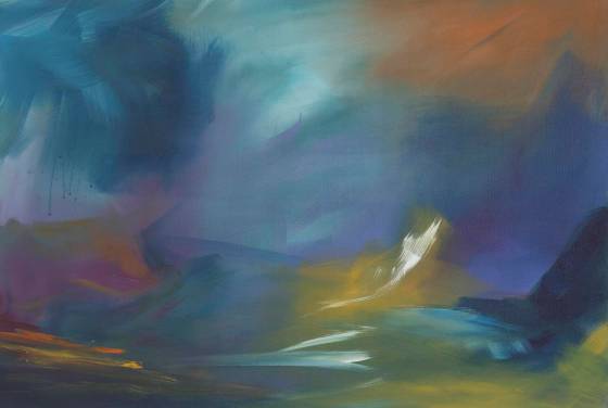 Jordan Miller, Lift of Light, 2026, acrylic on canvas (Supplied)