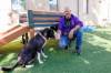 MIKE DEAL / FREE PRESS Tim Campbell with two-year-old Moira Rose at the Winnipeg Humane Society.