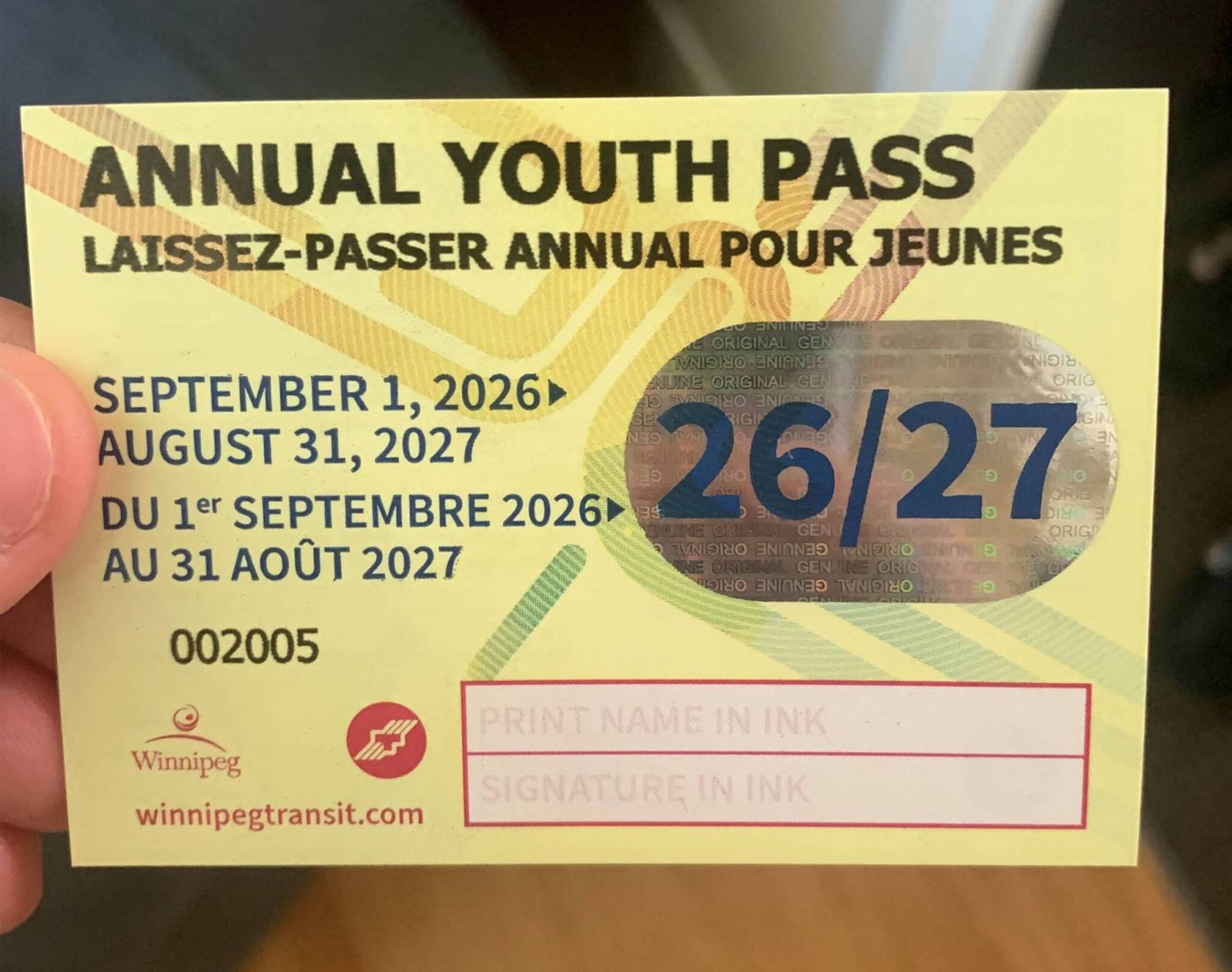 First wave of eligible students snap up more than 18,000 free annual Winnipeg Transit passes
