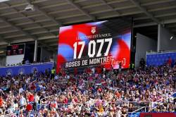 NSL PHOTO
                                The Montreal Roses game on Aug. 29 at Stade Saputo broke the Northern Super League&rsquo;s attendance record. The BMO Field attendance record of 15,500 held since April 2025 was smashed with 17,077 in attendance to watch the home side take on the Halifax Tides.