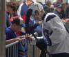 CASSIDY DANKOCHIK / THE CARILLON
                                Winnipeg Jets forward Viggo Bjorck signs autographs at Jets development camp earlier this summer.