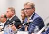 Mike Sudoma / Free Press
                                Mayoral Candidate Kevin Klein told the Amalgamated Transit Union&rsquo;s debate it&rsquo;s time for full safety shields.