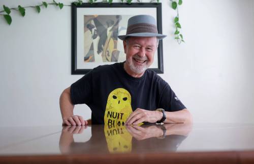 RUTH BONNEVILLE / FREE PRESS
                                Edward Benjamin, a longtime volunteer for Nuit Blanche, says his goal is to maximize the experience of those who attend the annual contemporary art festival in Winnipeg.