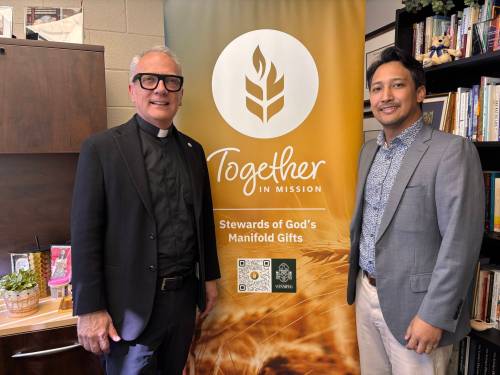 John Longhurst photo
                                Father Darrin Gurr (left), shown with his assistant, Aris Magundayao, says the Archdiocese of Winnipeg &lsquo;has experienced malaise at every level.&rsquo;