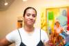 MIKAELA MACKENZIE / FREE PRESS
                                Bria Fernandes with her new show, Things Left Unsaid, at Gallery 1C03 in the University of Winnipeg on Wednesday, Sept. 10, 2025. For Jen story. Free Press 2025
