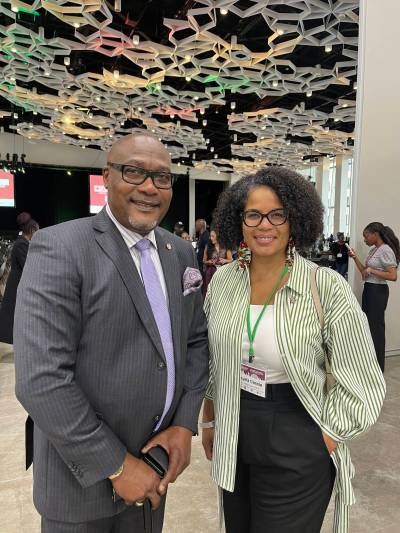 GABRIELLE PICHE / FREE PRESS
                                Edward Matwawana, executive director of the Michaëlle Jean Foundation, collaborated on the fifth National Black Canadians Summit with Angela Cassie, the summit&rsquo;s chair.