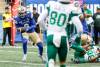 JOHN WOODS / THE CANADIAN PRESS FILES
                                Winnipeg Blue Bombers&rsquo; Redha Kramdi (left) had an interception and a forced fumble for the club in the Banjo Bowl &mdash; the safety&rsquo;s first game back after missing six games due to a hand injury.
