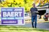 JOHN WOODS / FREE PRESS
                                Louis Riel School Division trustee candidate John Baert, canvasses in Island Lakes, Tuesday.