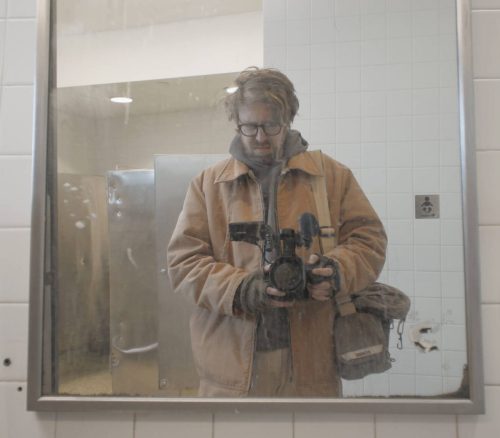 This image released by Magnolia Pictures shows John Wilson in a scene from &ldquo;The History of Concrete.&rdquo; (Magnolia Pictures via AP)