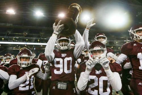 Daniel Crump / FREE PRESS FILES
                                The St. Paul&rsquo;s Crusaders have grown into a perennial powerhouse, capturing the ANAVETS Bowl four times between 2009-2013 on top of winning the provincial championship in the top division 13 times, most recently in 2022.