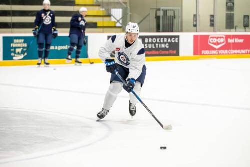 BROOK JONES / FREE PRESS FILES
                                Nikita Chibrikov is still working his way back to peak form.