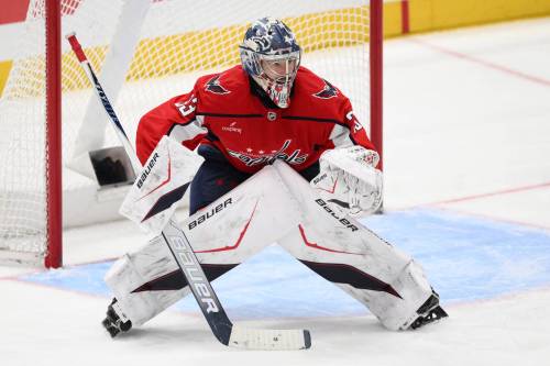NICK WASS / THE ASSOCIATED PRESS FILES
                                Former Washington Capitals goalie Clay Stevenson is joining the Jets and will immediately step into the role as backup goalie.