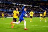Chelsea's Cole Palmer celebrates after scoring his side's first goalduring the English League Cup soccer match between FC Chelsea and Leeds United in London, Wednesday, Sept. 9, 2026. (Adam Davy/PA via AP)