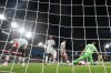 FC Dallas goalkeeper Jonathan Sirois (40) and teammates react after a goal scored by Minnesota United FC forward Kelvin Yeboah (9), back, left, during the second half of an MLS soccer match Wednesday, Sept. 9, 2026, in St. Paul, Minn. (AP Photo/Abbie Parr)