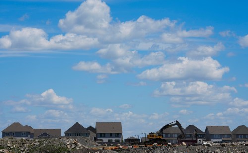 Construction workers develop a new house site in Ottawa on Monday, June 1, 2026. THE CANADIAN PRESS/Sean Kilpatrick